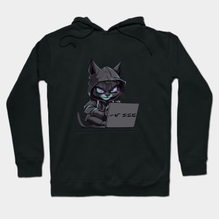 hacker cat Hoodie